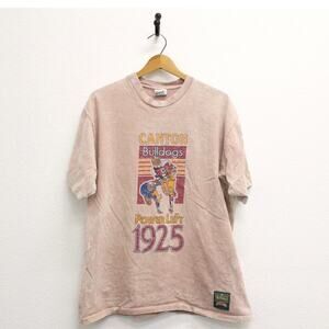 Vintage Canton Ohio Bulldogs Football Power Left 1925 T Shirt XL